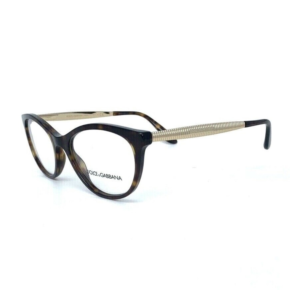 New DOLCE & GABBANA Frames Dark Tortoise Acetate DG 3310 502 54 mm Glasses woman